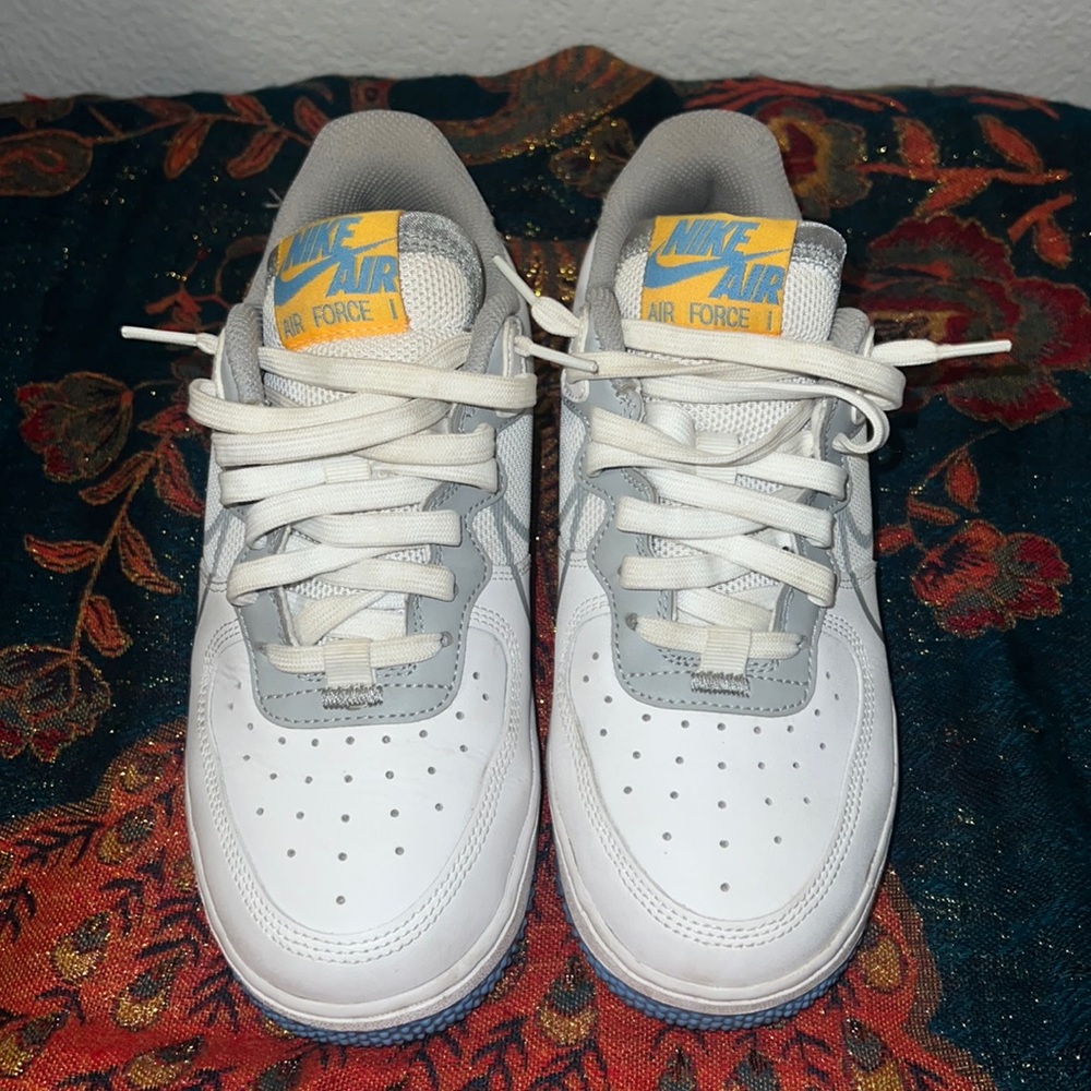 nike air force one d/ms/x light smoke gray